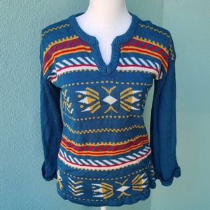 Vintage Blue Knit Sweater